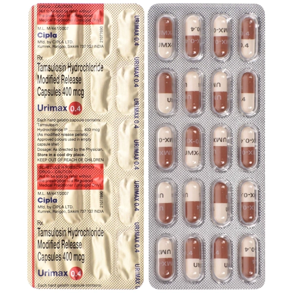 CIPLA LTD. Urimax 0.4Mgcap (20 Cap)