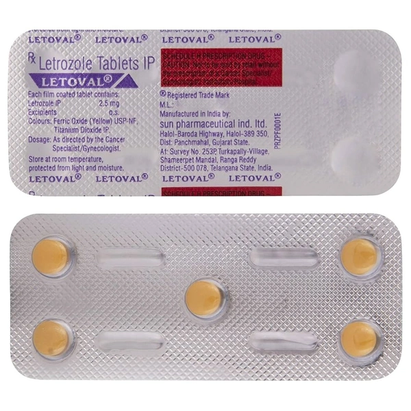 SUN PHARMA Letoval 2.5Mgtab (5 Tab)
