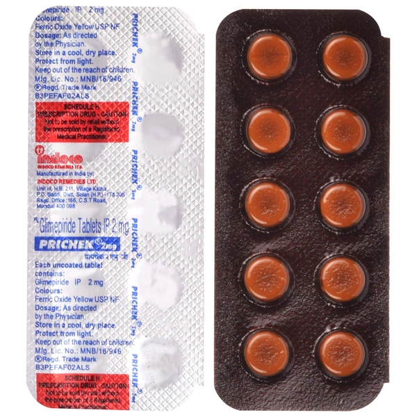 INDOCO  REMEDIES Prichek 2Mgtab (10 Tab)