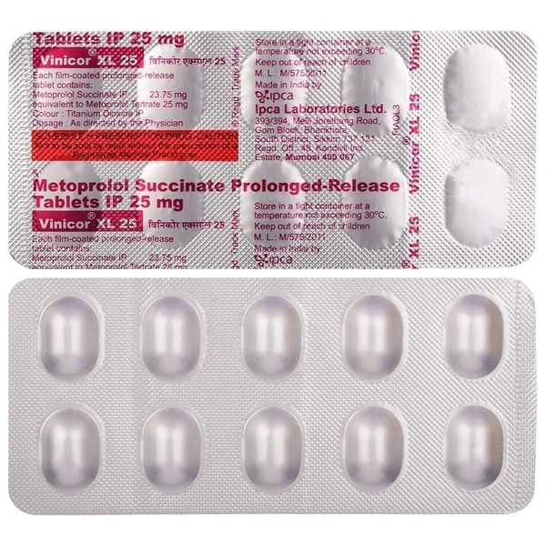 IPCA LABORATORIES Vinicor Xl 25Mgtab (10 Tab)