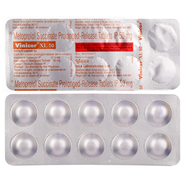 IPCA LABORATORIES Vinicor Xl 50Mgtab (10 Tab)