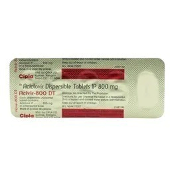 CIPLA LTD. Acivir 800 Dt Tab (5 Tab)
