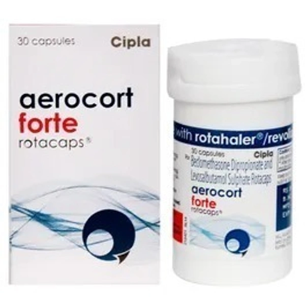 CIPLA LTD. Aerocort Forte Rotacaps (30 Cap)