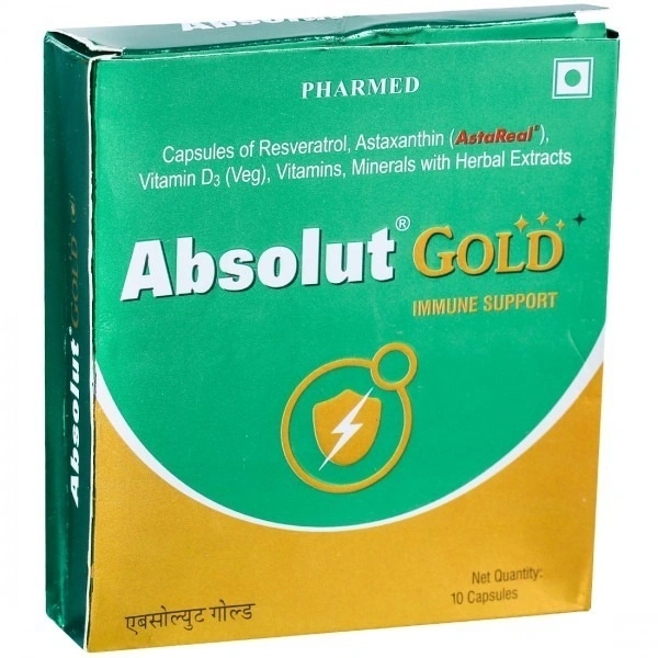 PHARMED MEDICARE PVT LTD Absolut Gold Cap (10 Cap)