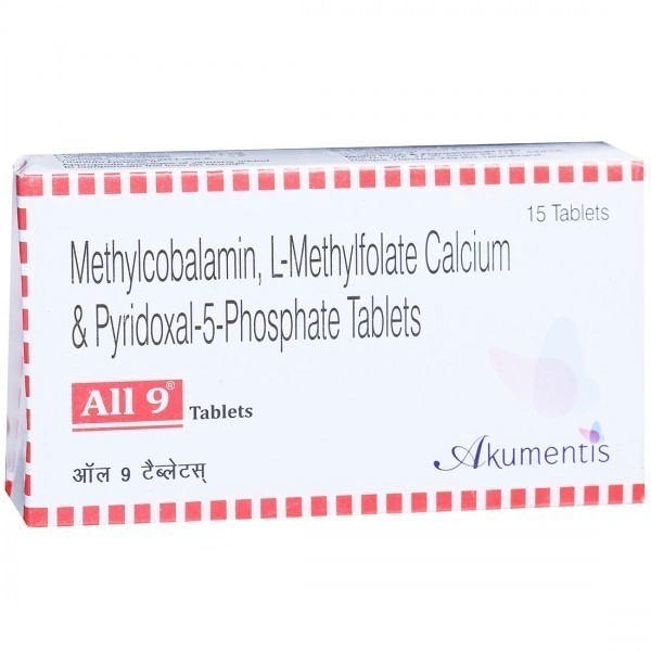 Akumentis Healthcare Ltd All 9 Tab (15 Tab)