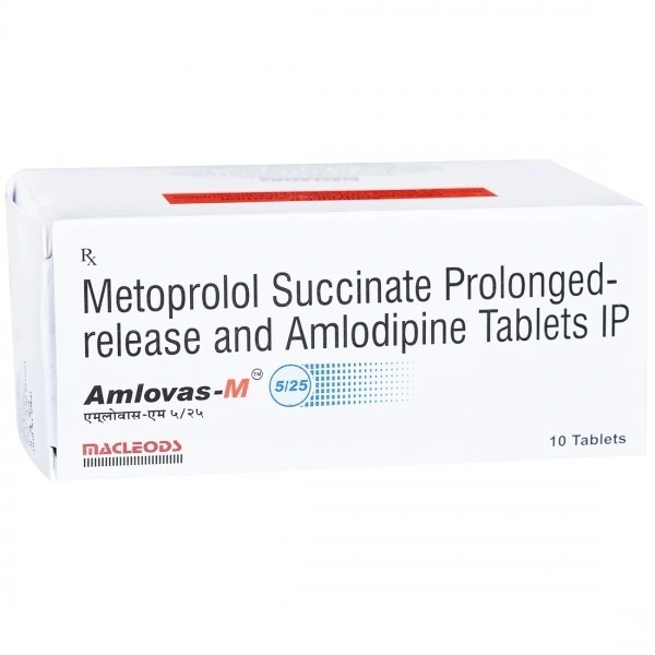 MACLEODS PHARMACEUTICALS Amlovas M 5/25 Mg (10 Tab)