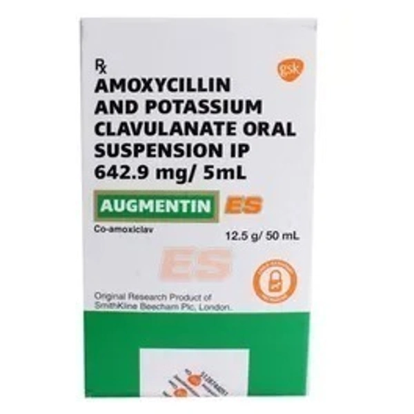 GLAXOSMITHKLIN Augmentin Es 12.5Gm Syrup (30 Gm)