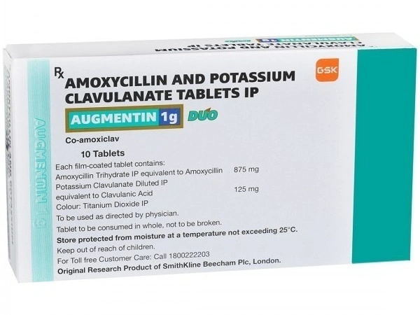 GLAXOSMITHKLIN Augmentin Duo 1000Mgtab (10 Tab)