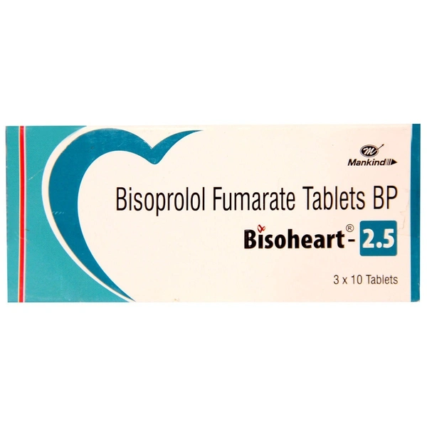 MANKIND PHARMA Bisoheart 2.5Mgtab (10 Tab)