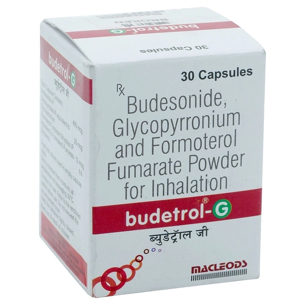 MACLEODS PHARMACEUTICALS Budetrol G Rotacaps (30 Cap)