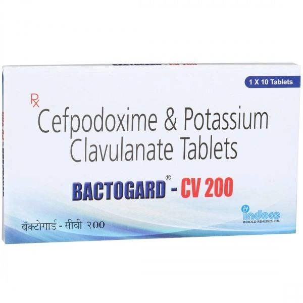 INDOCO  REMEDIES Bactogard Cv 200Mgtab (10 Tab)