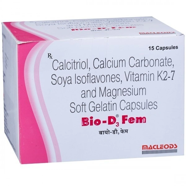 MACLEODS PHARMACEUTICALS Bio D3 Fem Cap (15 Cap)