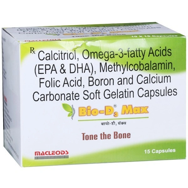 MACLEODS PHARMACEUTICALS Bio D3 Max Cap (15 Cap)