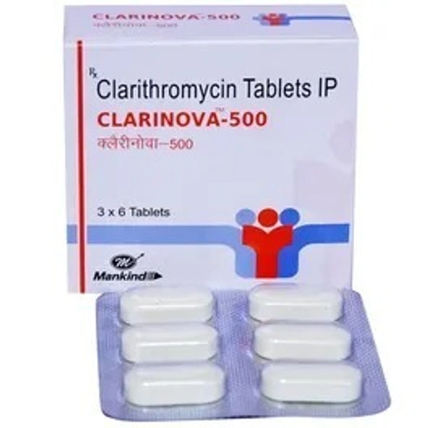 MANKIND PHARMA Clarinova 500Mgtab (10 Tab)