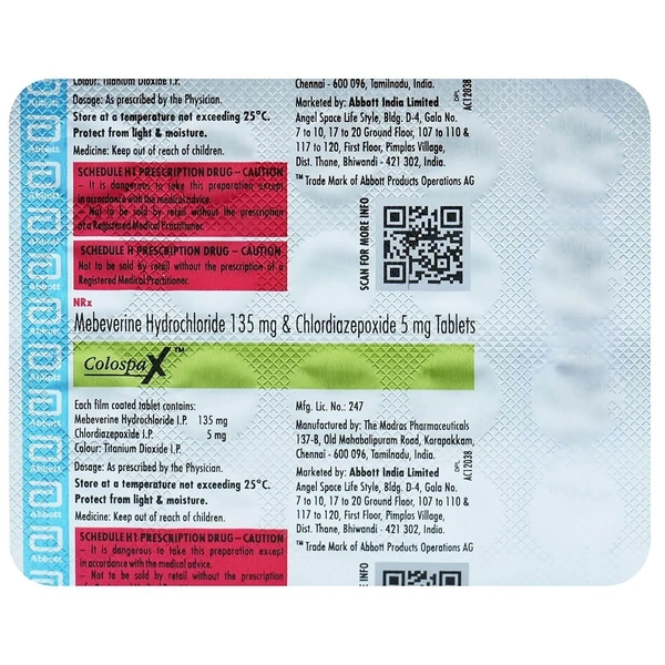 COLOSPA X TAB (20 TAB)
