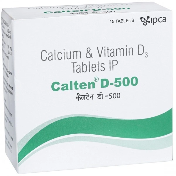 IPCA LABORATORIES Calten D 500Mgtab (15 Tab)