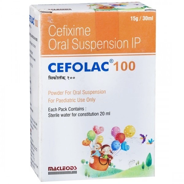 MACLEODS PHARMACEUTICALS Cefolac 100 Syrup (30 Ml)