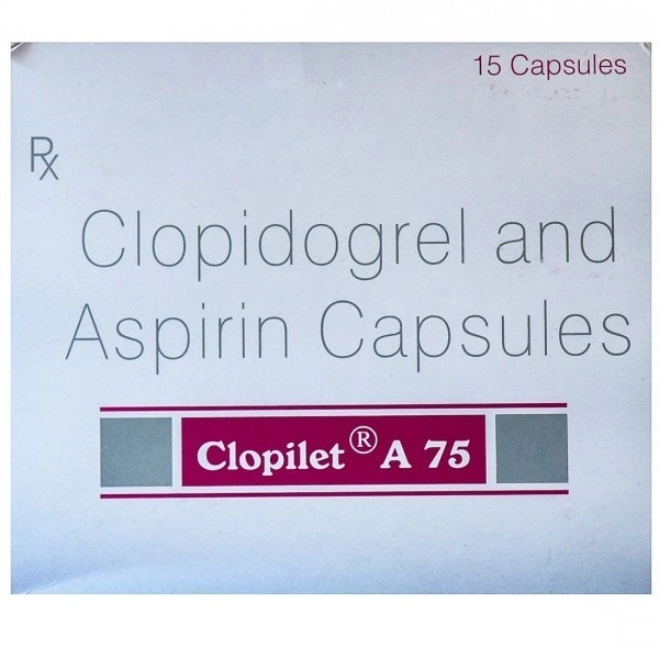 SUN PHARMA Clopilet A 75Mg Cap (15 Cap)