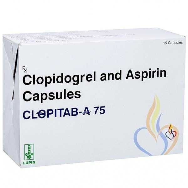 LUPIN Clopitab A  75Mg Cap (15 Cap)