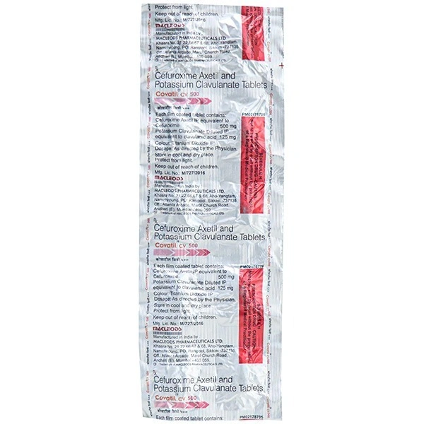 MACLEODS PHARMACEUTICALS Covatil Cv 500Mgtab (10 Tab)