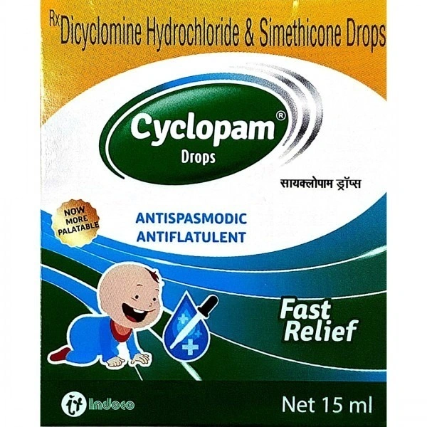 INDOCO  REMEDIES Cyclopam Drops (15 Ml)
