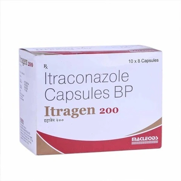 MACLEODS PHARMACEUTICALS Itragen 200Mg Cap (8 Cap)