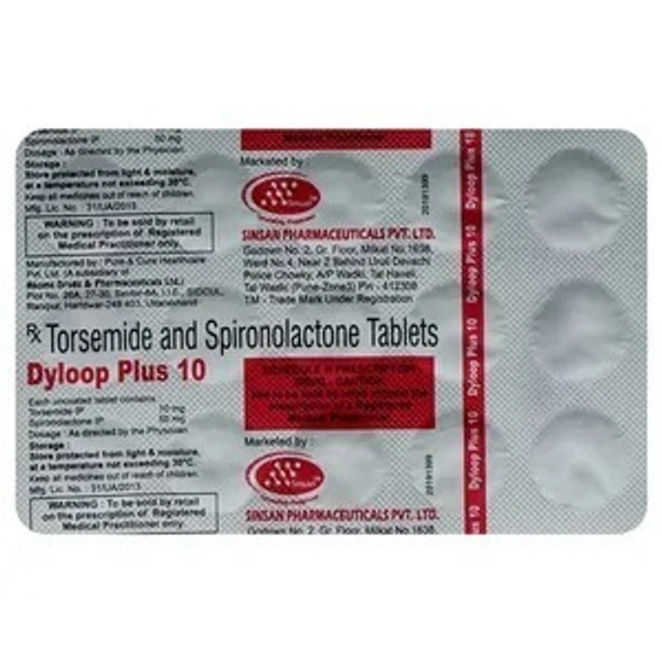 MACLEODS PHARMACEUTICALS Dyamide Plus 10/50Mg Tab (10 Tab)