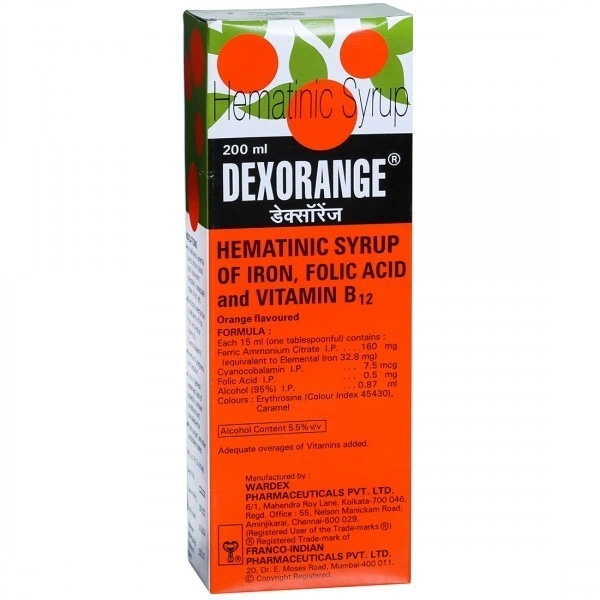 FRANCO INDIAN Dexorange Syrup (200 Ml)