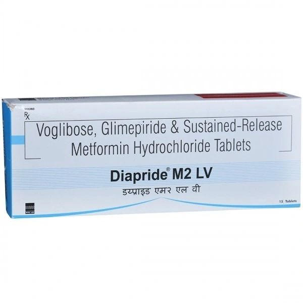 MICRO LABS Diapride M2 Lv Tab (15 Tab)