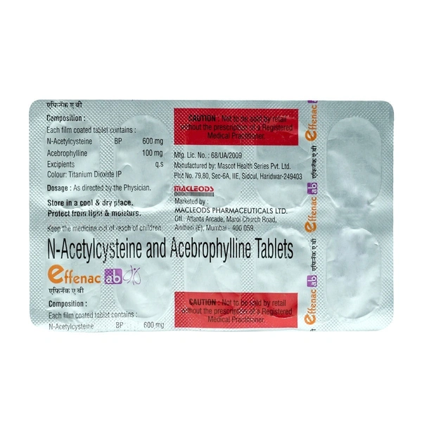 MACLEODS PHARMACEUTICALS Effenac  Ab  Tab (10 Tab)