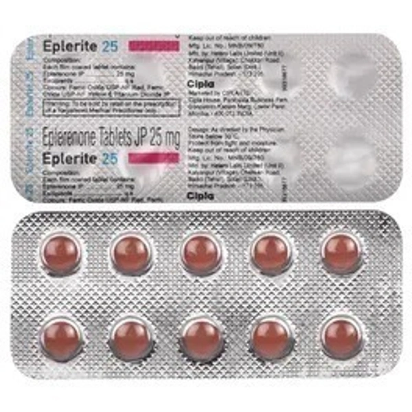 CIPLA LTD. Eplerite 25 Mg Tab (10 Tab)