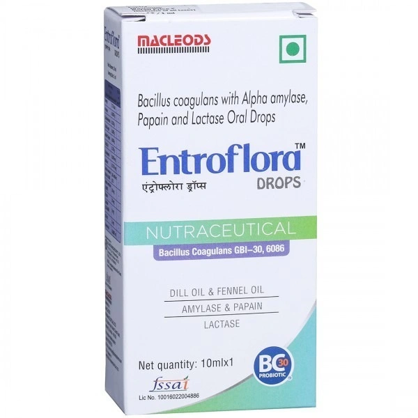 MACLEODS PHARMACEUTICALS Entroflora Drop (10 Ml)