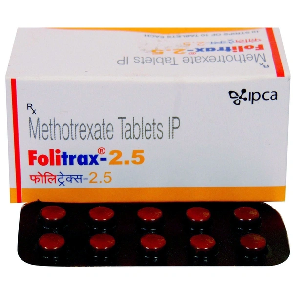 IPCA LABORATORIES Folitrax 2.5Mgtab (10 Tab)