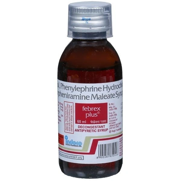 INDOCO  REMEDIES Febrex Plus Syrup (60 Ml)