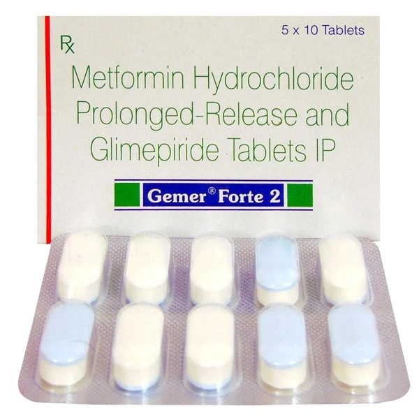 SUN PHARMA Gemer Forte 2Mgtab (10 Tab)