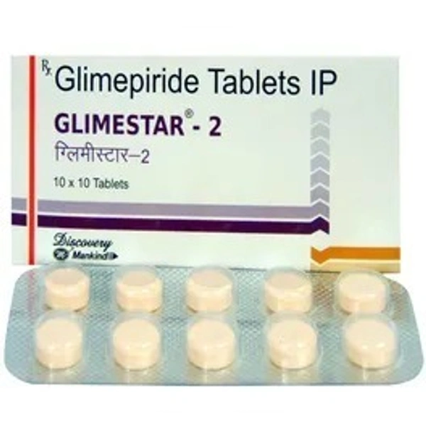 MANKIND PHARMA Glimestar 2Mgtab (10 Tab)