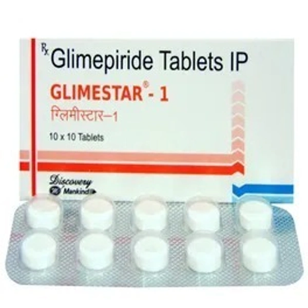 MANKIND PHARMA Glimestar 1Mgtab (10 Tab)