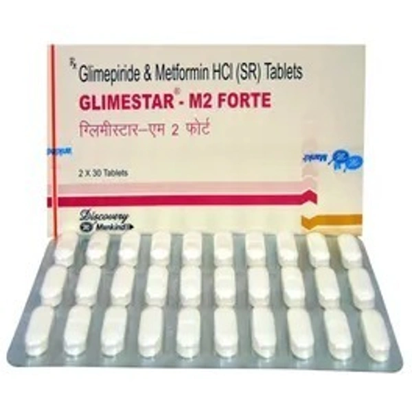 MANKIND PHARMA Glimestar M2 Forte Tab (30 Tab)