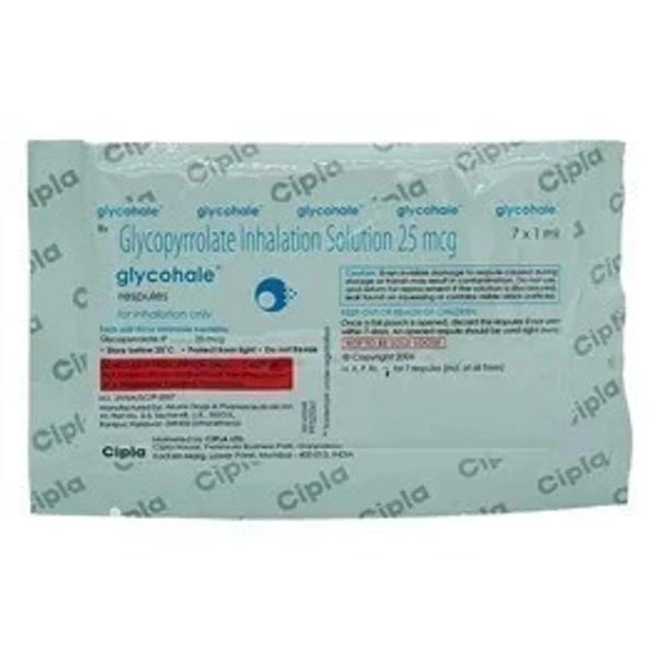 CIPLA LTD. Glycohale 25Mcg Respules (7 Pcs)