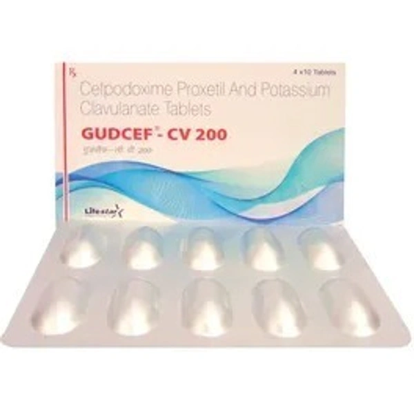 MANKIND PHARMA Gudcef Cv 200Mgtab (10 Tab)