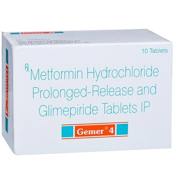 SUN PHARMA Gemer 4Mgtab (10 Tab)
