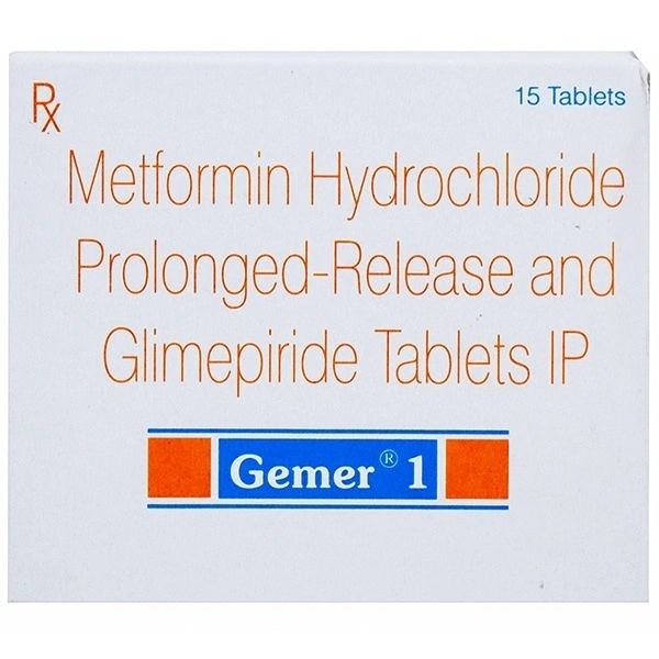 SUN PHARMA Gemer 1Mgtab (15 Tab)
