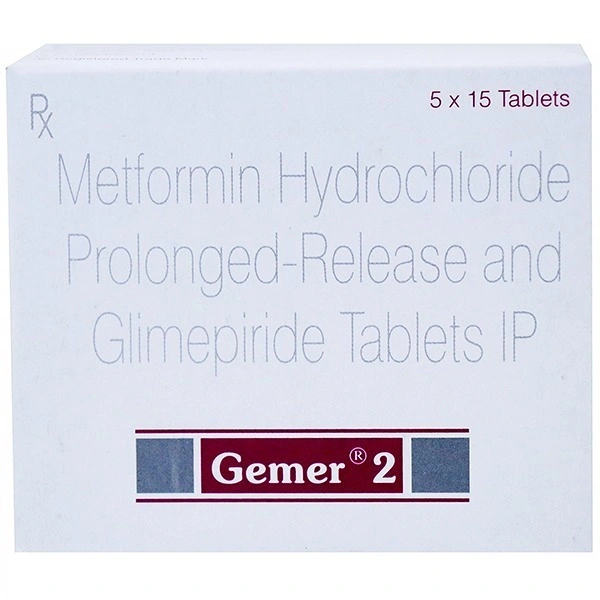 SUN PHARMA Gemer 2Mgtab (15 Tab)