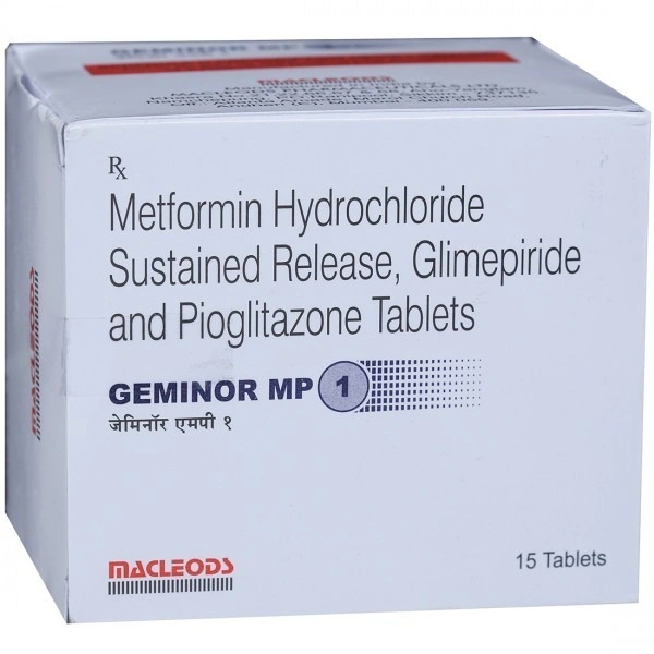 MACLEODS PHARMACEUTICALS Geminor Mp1 Tab (15 Tab)