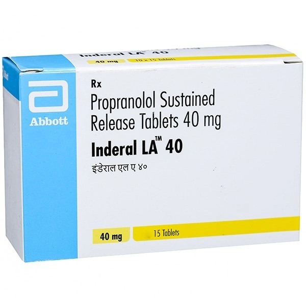 INDERAL LA 40MGTAB (15 TAB)