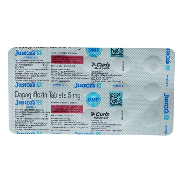 MANKIND PHARMA Justoza 5Mg Tab (10 Tab)