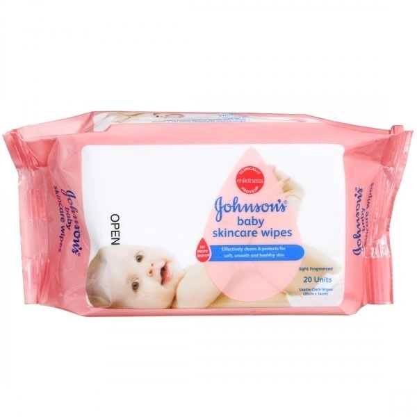 JOHNSON BABY WIPES (20)