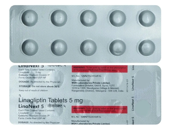 MSN LABORATORIS Linanext 5Mg Tab (10 Tab)