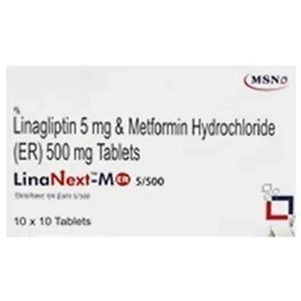MSN LABORATORIS Linanext M Er 5/500Mg Tab (10 Tab)