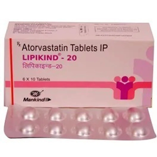 MANKIND PHARMA Lipikind 20Mgtab (10 Tab)